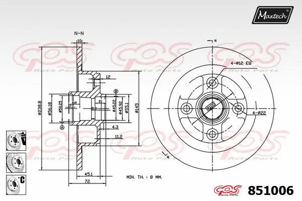 Brake Caliper (6282000)