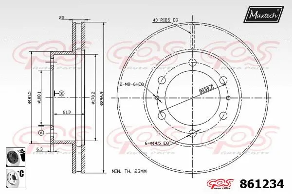 Brake Disc (851106)