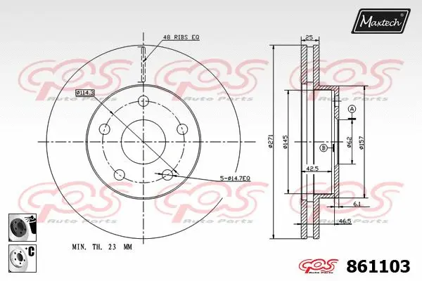 Brake Disc (873623)