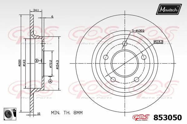 Brake Disc (857076)
