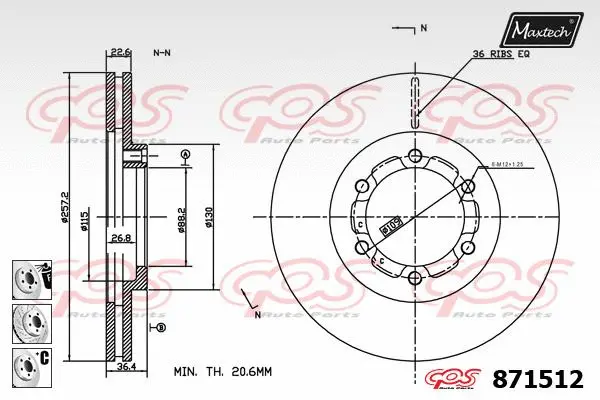 Brake Disc (831237)