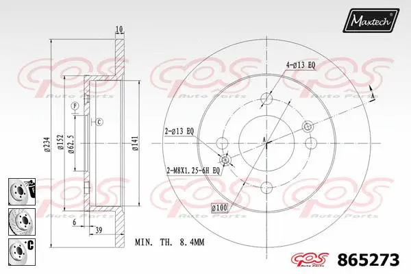 Brake Disc (873068)
