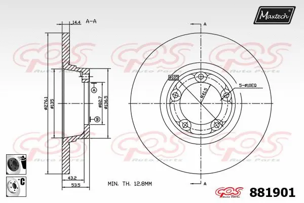 Brake Disc (871143)