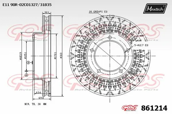 Brake Disc (855023)