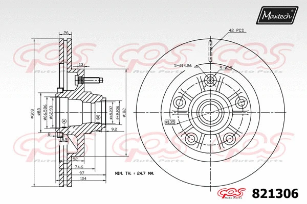 Repair Kit, brake caliper (70200312)