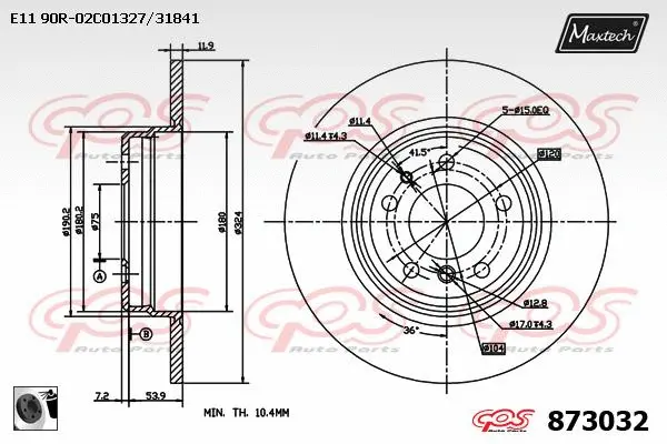 Brake Caliper (6274514)