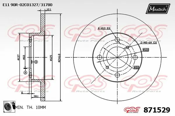 Brake Disc (853102)