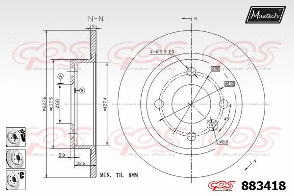 Brake Disc (861326)