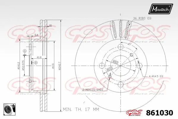 Brake Disc (875642)