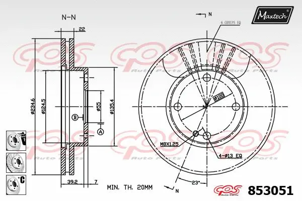 Brake Disc (875625)