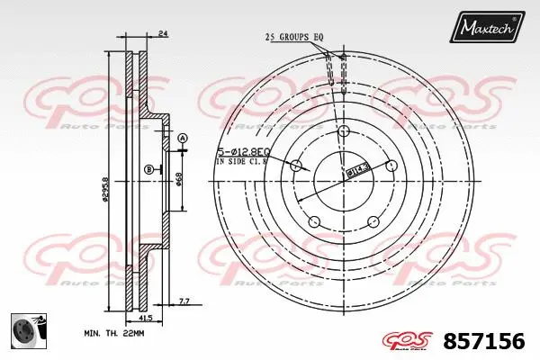 Piston, brake caliper (72944039)