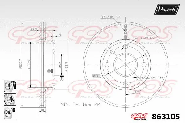Brake Disc (861246)