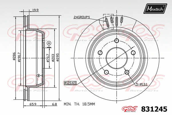 Brake Disc (827023)