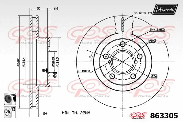 Guide Bolt, brake caliper (71810127)