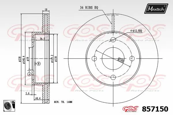 Guide Bolt, brake caliper (71810224)