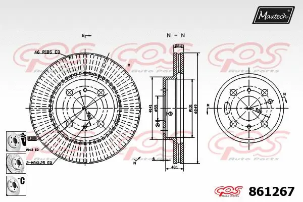 Brake Disc (861253)