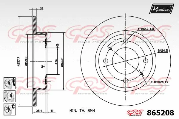 Repair Kit, brake caliper (70200183)