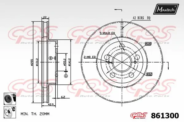 Brake Disc (861210)