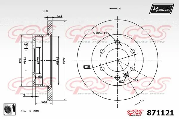 Brake Disc (853051)
