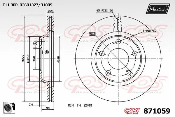 Repair Kit, brake caliper (70200034)