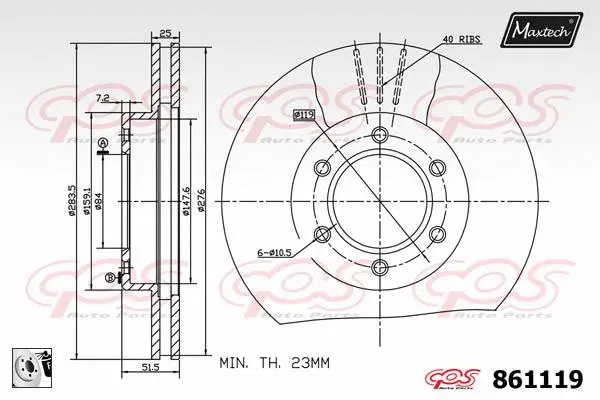 Guide Bolt, brake caliper (71810030)
