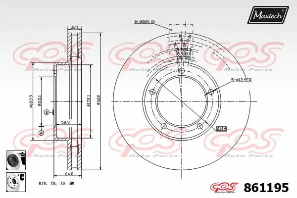 Brake Disc (861232)