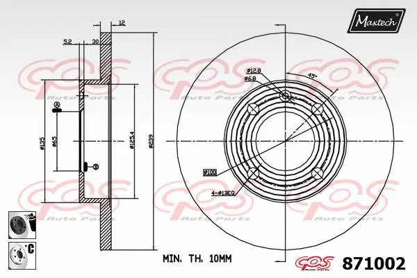 Repair Kit, brake caliper (70200224)