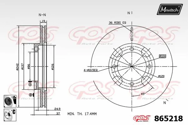 Brake Disc (865234)