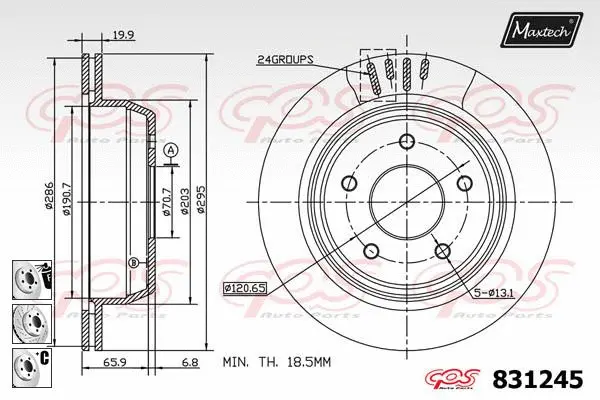 Brake Disc (827024)
