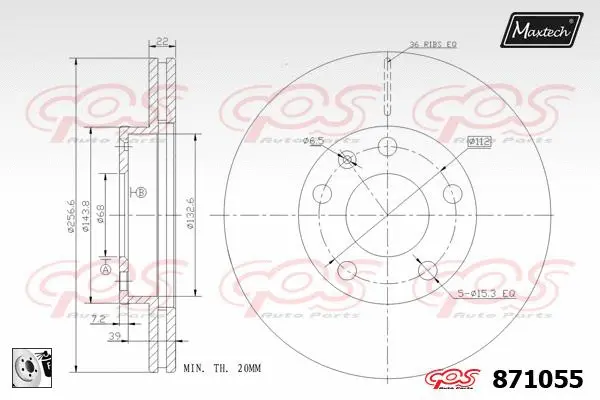 Guide Bolt, brake caliper (71810096)