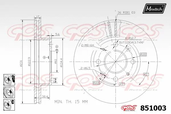 Brake Disc (871031)
