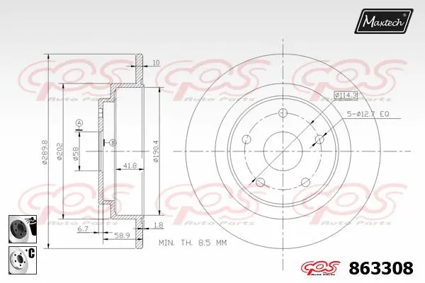 Brake Disc (883437)