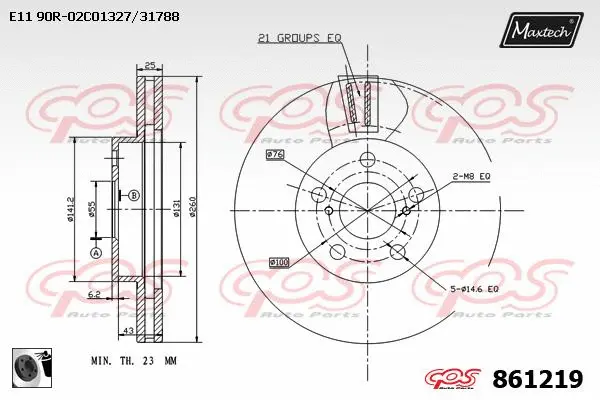 Repair Kit, brake caliper (70200627)