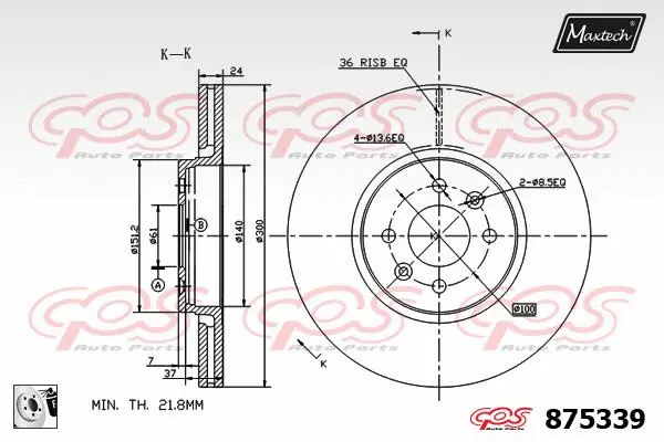 Brake Caliper (6272502)