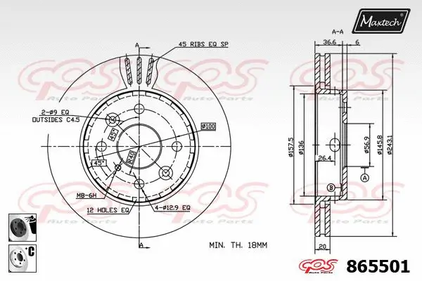 Brake Disc (861329)