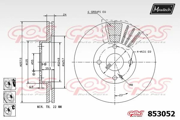 Repair Kit, brake caliper (70200409)
