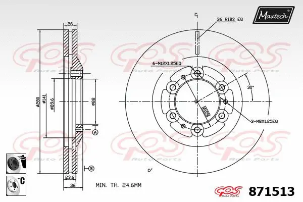 Brake Disc (871096)