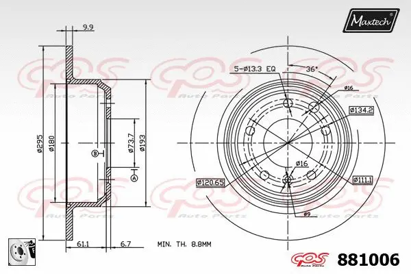 Brake Disc (855046)