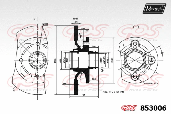 Repair Kit, brake caliper (70200879)