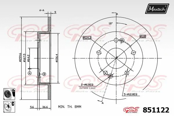 Seal, brake caliper piston (70180442)