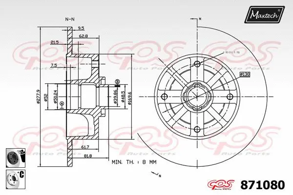 Brake Disc (871118)