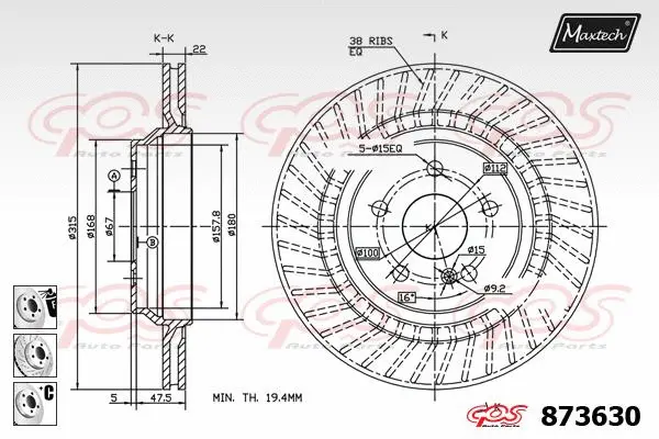 Brake Disc (821291)