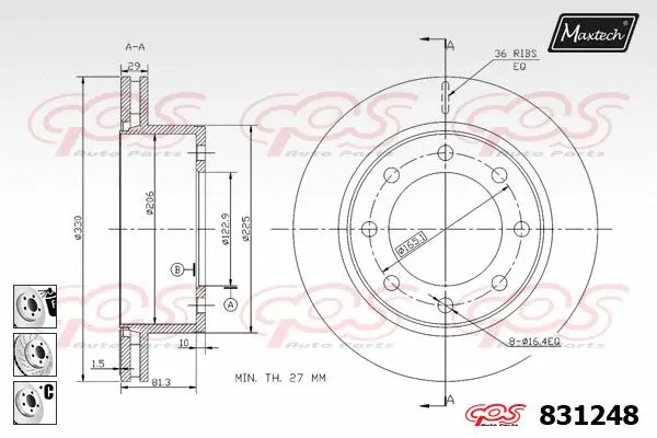 Brake Disc (827022)