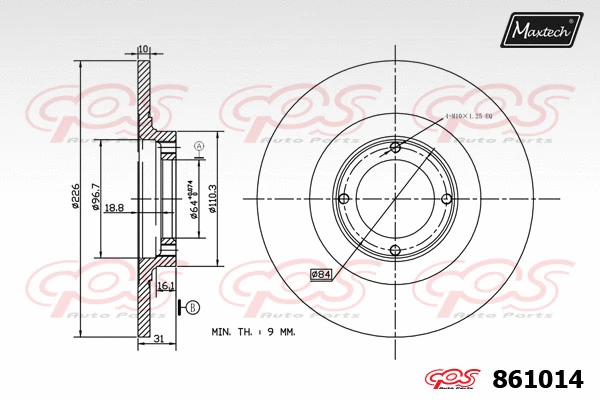 Brake Disc (851110)