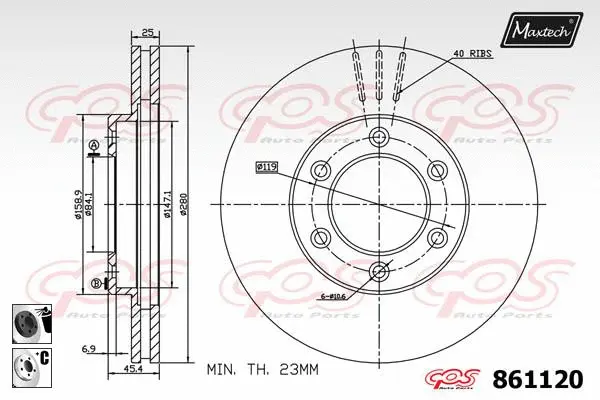 Brake Disc (873639)