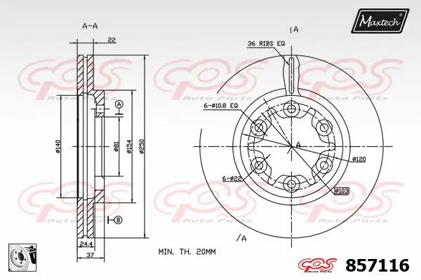 Repair Kit, brake caliper (70200842)