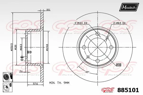 Repair Kit, brake caliper (70200682)