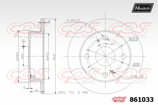 Brake Caliper (6255007)