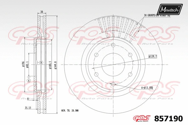 Guide Sleeve Kit, brake caliper (70160060)