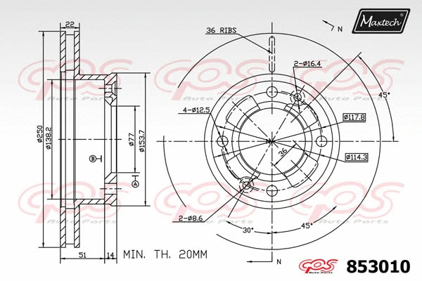 Repair Kit, brake caliper (70200602)